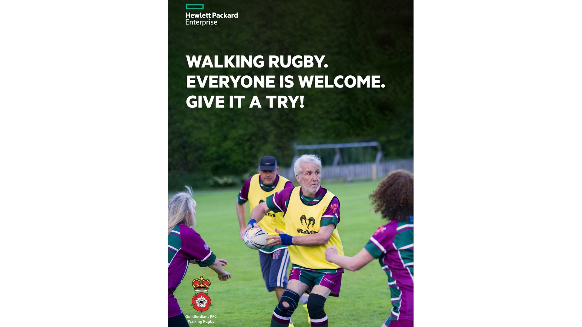 Image of Guildfordians RFC (GRFC) Walking Rugby team located on Stoke Park Guildford